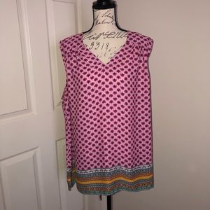 Sleeveless summer top